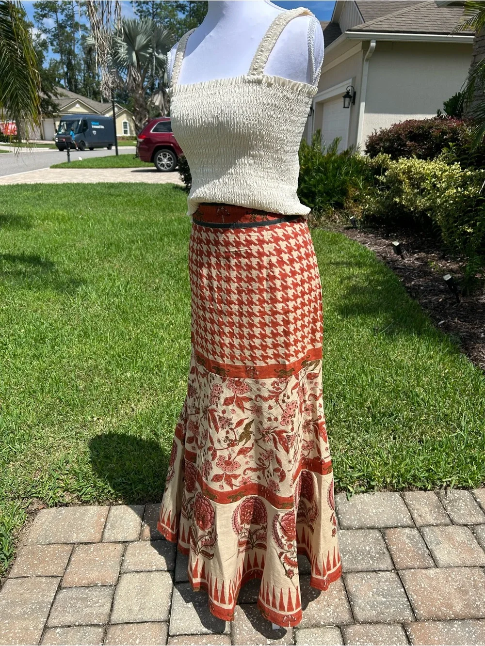 NWT🌷Mo Maya Karina Full-Length Mermaid Skirt